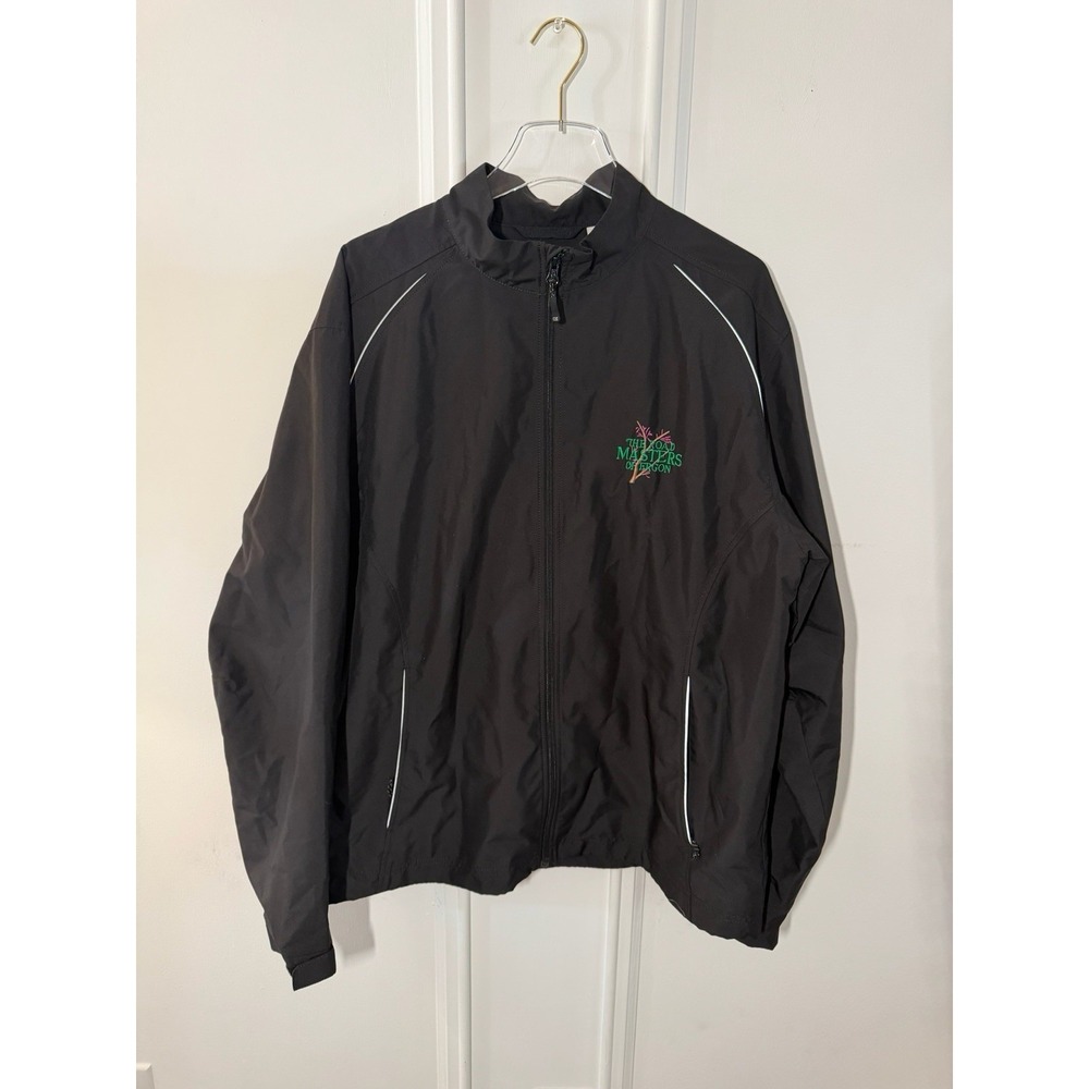 Cutter & Buck WeatherTec The Head Masters of Oregon Jacket Men's XL Black Golf